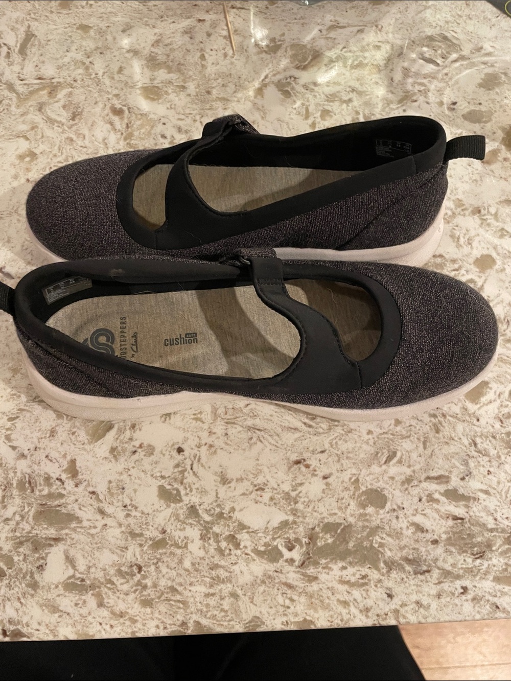 Clarks Cloudsteppers Women's Black Mary Jane Flats - Picture 4 of 4